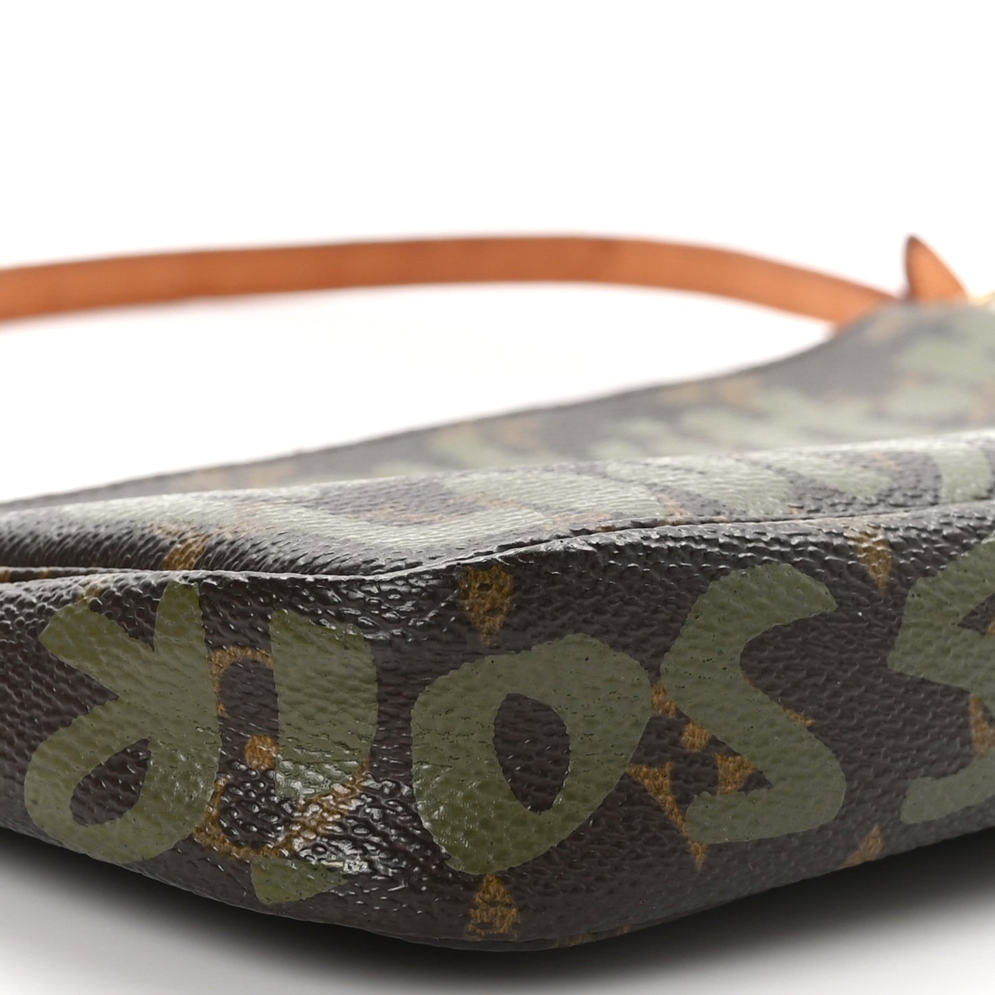 Monogram Graffiti Pochette Accessories Kaki