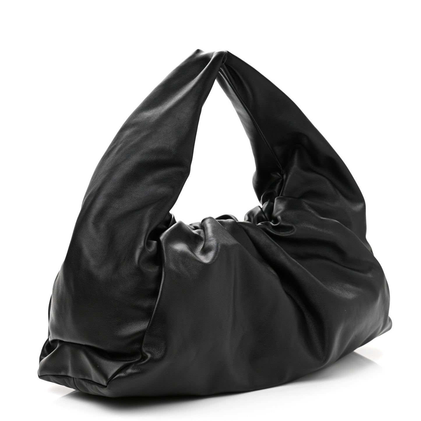 Smooth Butter Calfskin Large The Shoulder Pouch Black