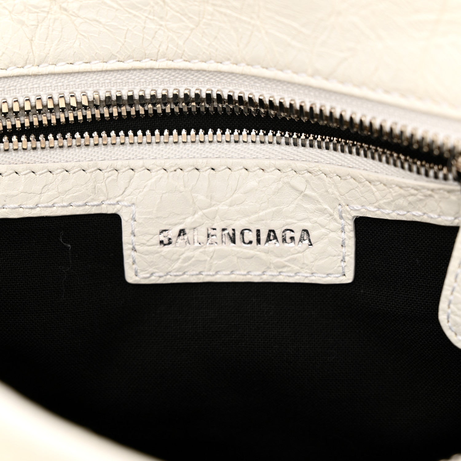 Balenciaga Agneau Arena Neo Cagole Handbag XS Optic White 7 of 14