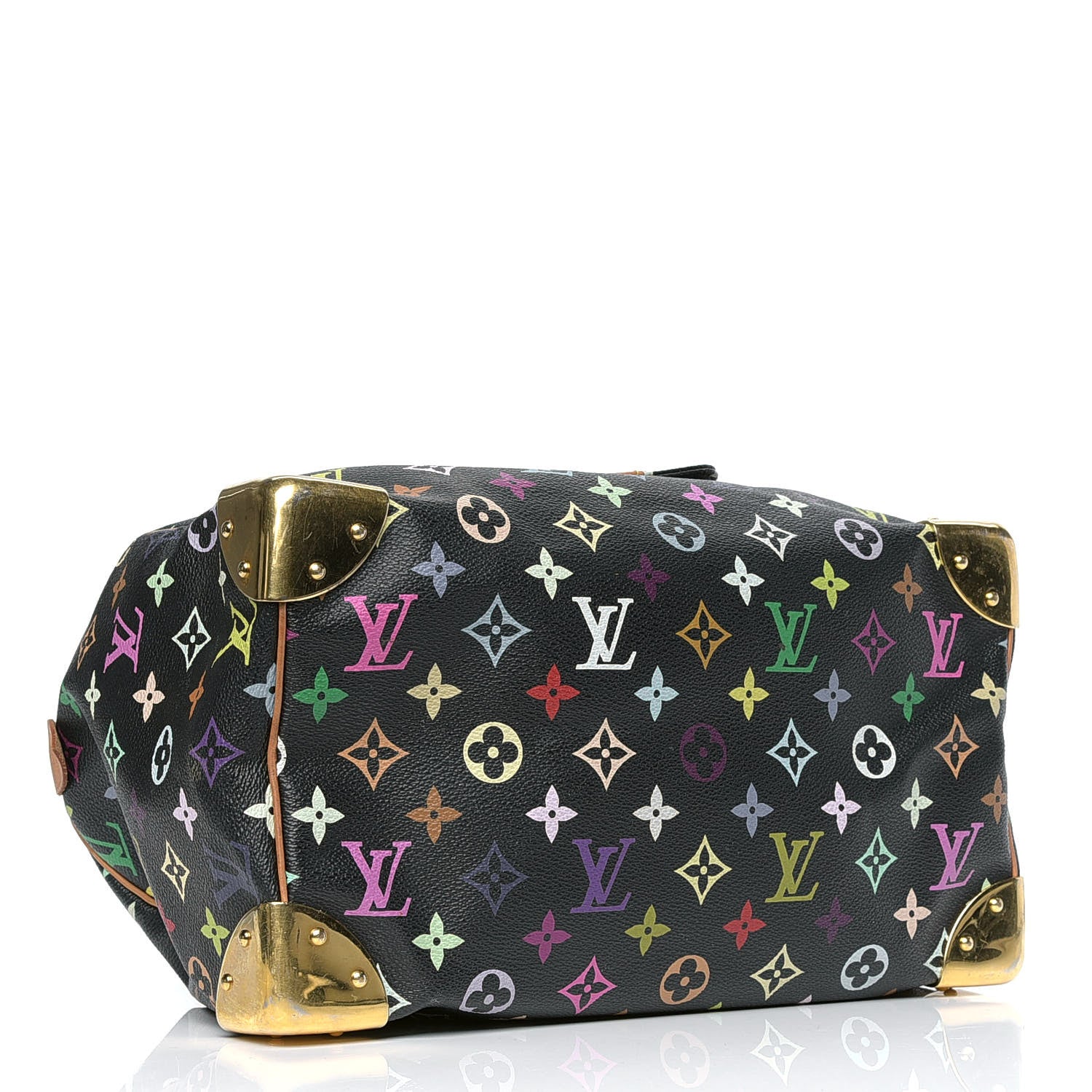 Louis Vuitton Monogram Multicolor Speedy 30 Black 3 of 8