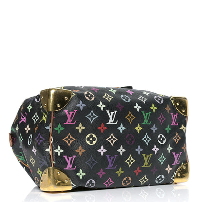 Louis Vuitton Monogram Multicolor Speedy 30 Black 3 of 8