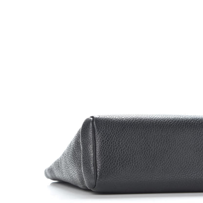 Chanel Caviar Timeless CC Cosmetic Pouch Black 5 of 10