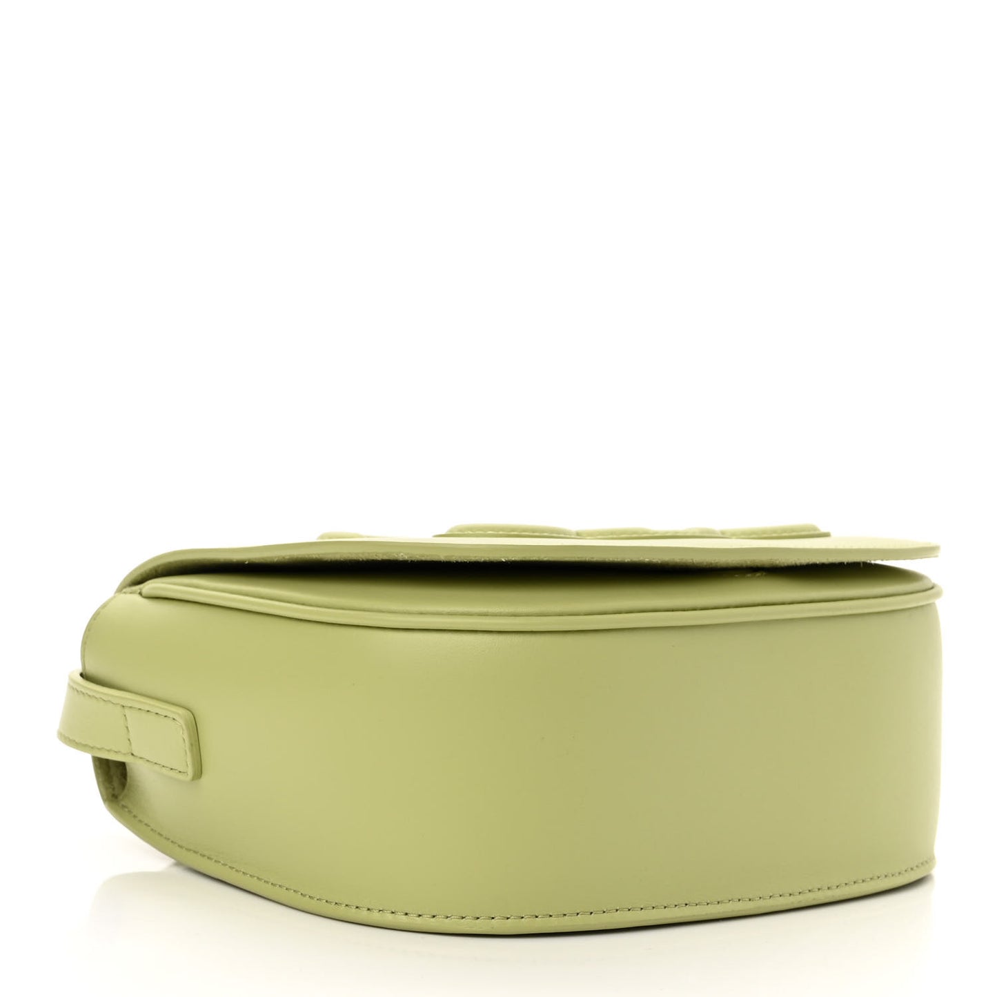 Smooth Calfskin Cuir Triomphe Folco Crossbody Bag Light Jade