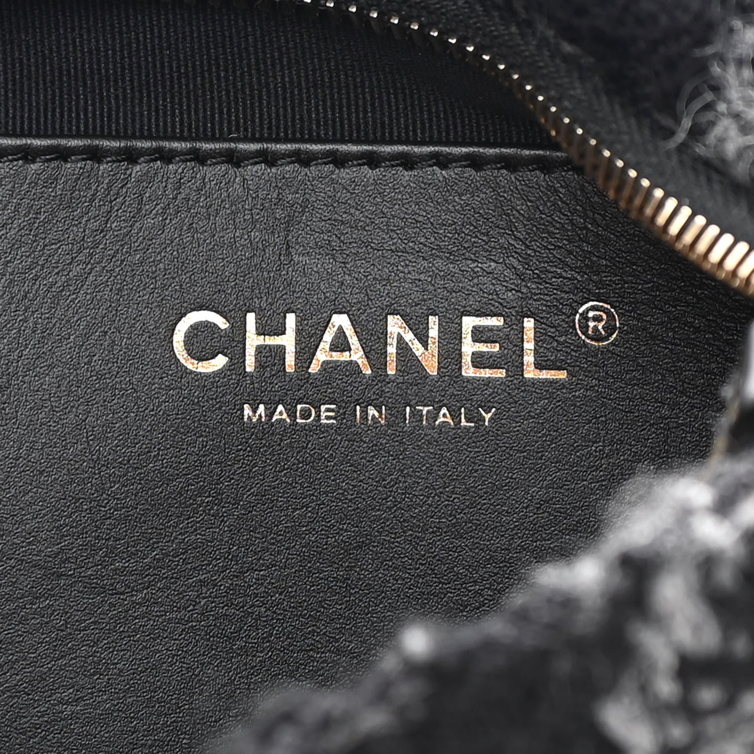 Chanel Cashmere Tweed Quilted CC Links Hobo Black Grey 6 of 12