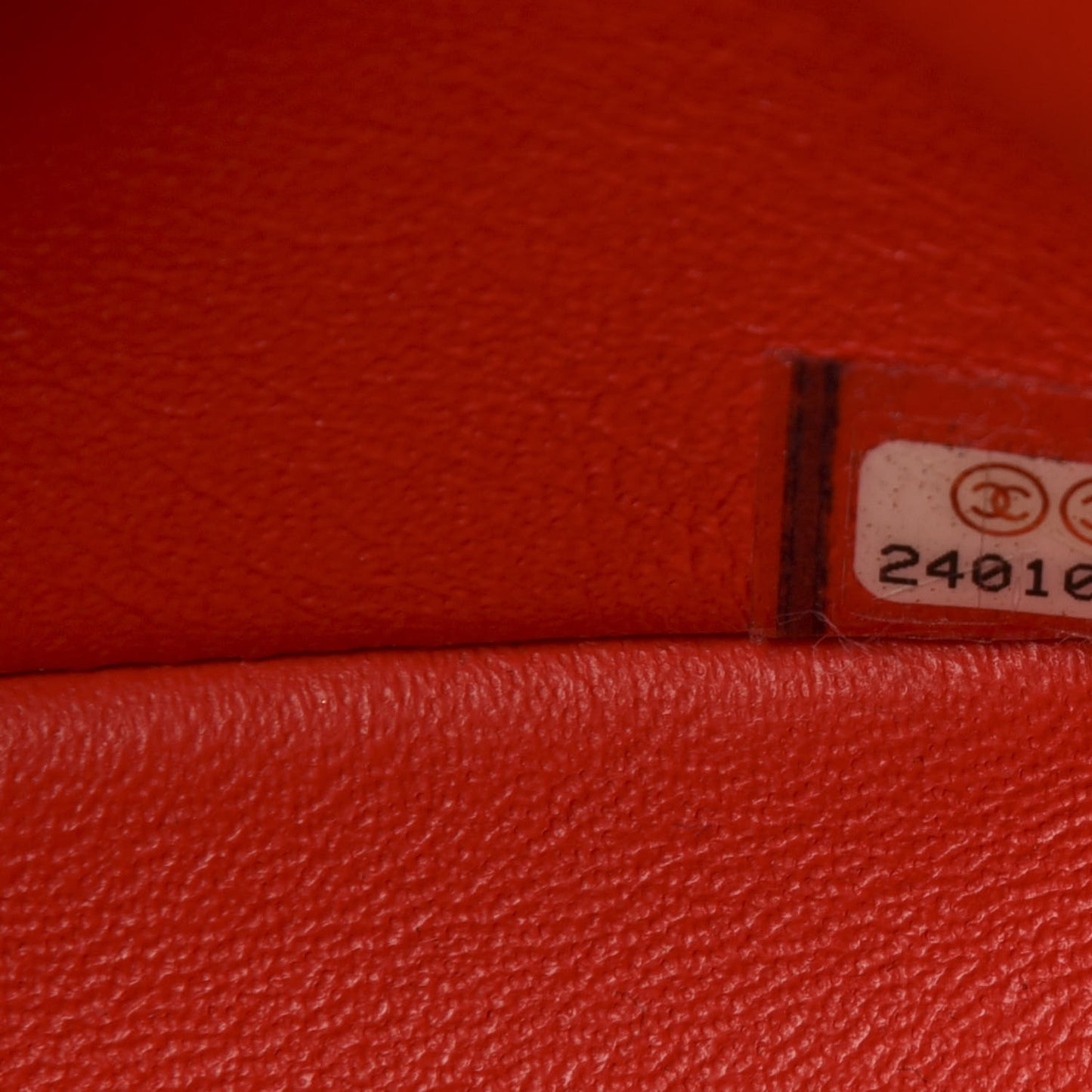 Lambskin Quilted Jumbo Double Flap Red