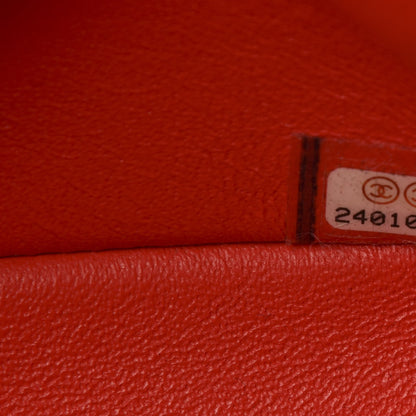 Chanel Lambskin Quilted Jumbo Double Flap Red 7 of 12