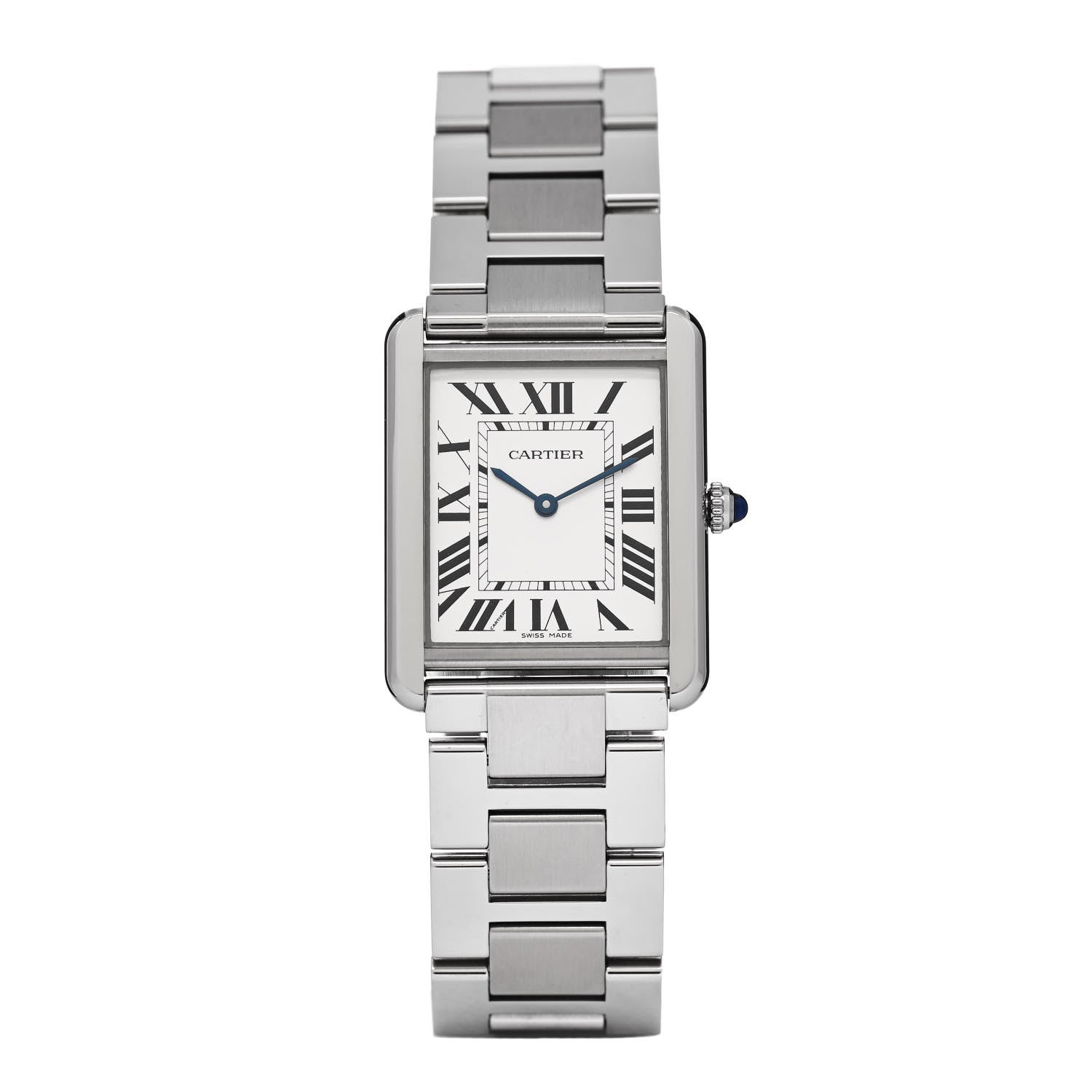 Cartier Stainless Steel 27mm Tank Solo Quartz Watch 1 of 5