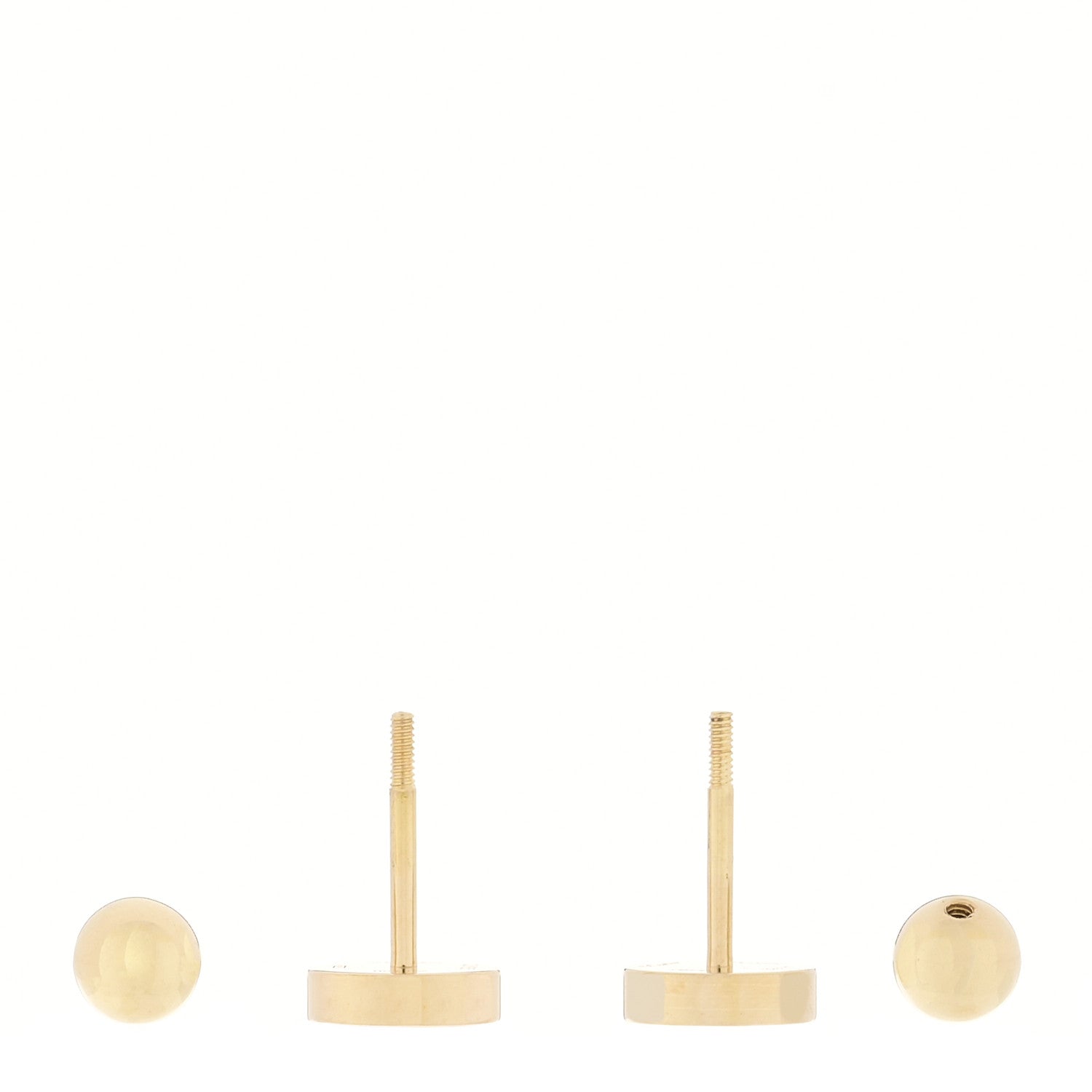 Cartier 18K Yellow Gold LOVE Earrings 3 of 5