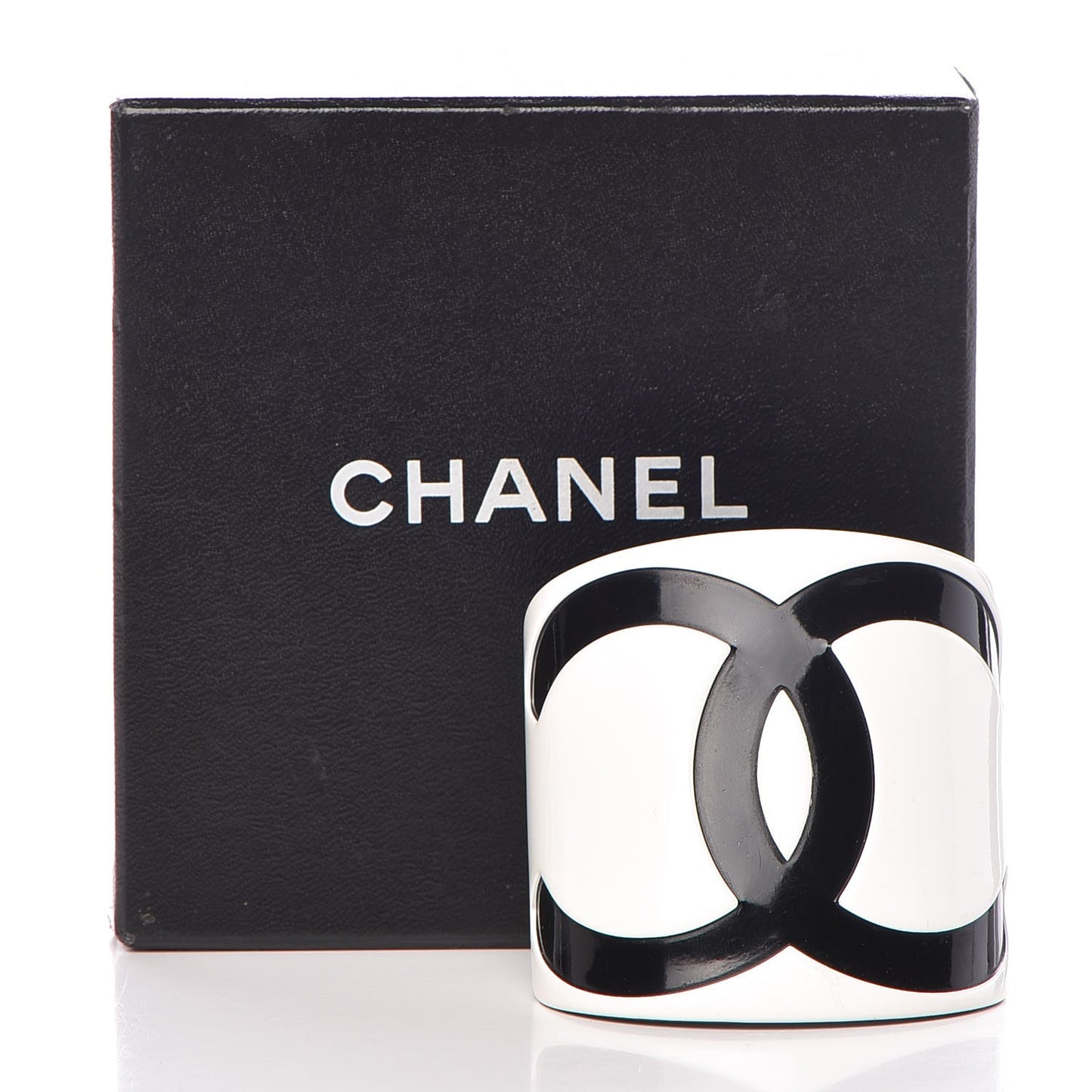 Resin CC Wide Cuff White Black