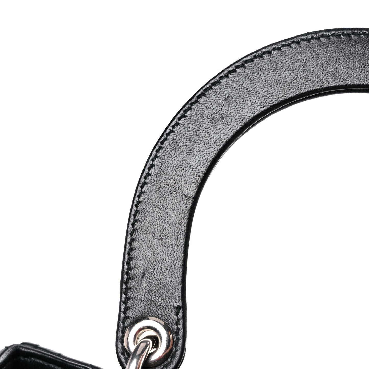 Lambskin Cannage Medium Lady Dior Black