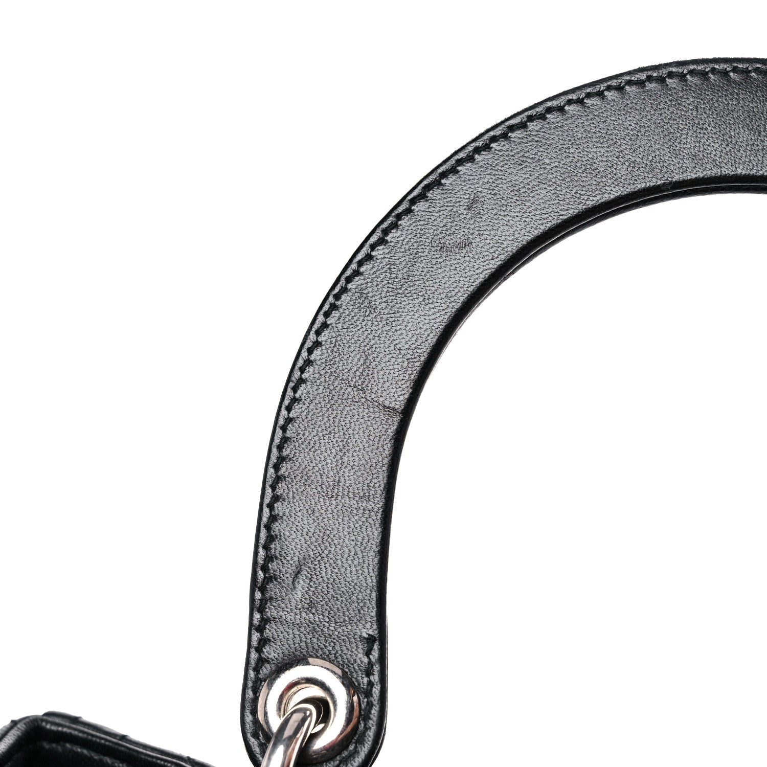Christian Dior Lambskin Cannage Medium Lady Dior Black 14 of 18