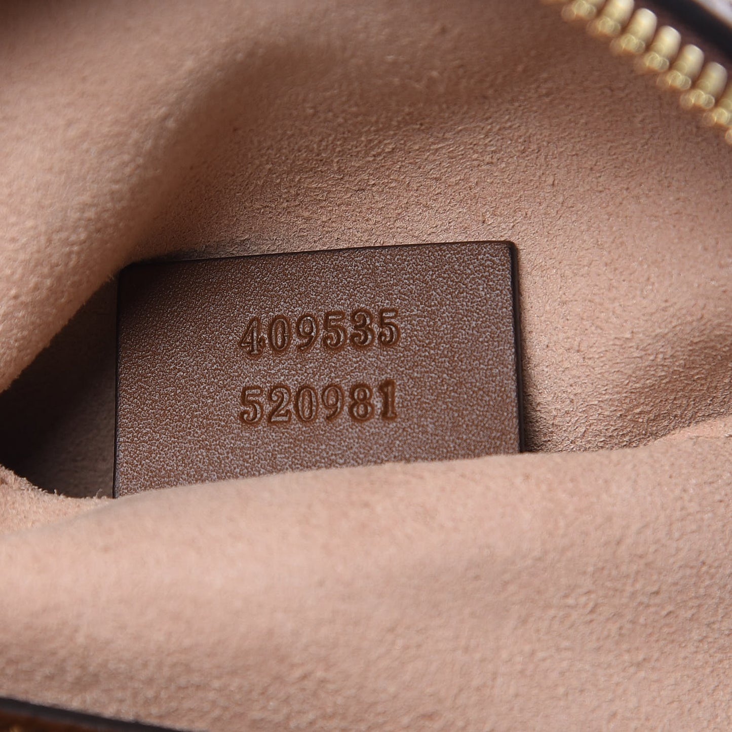 GG Supreme Monogram Bee Embroidered Mini Chain Shoulder Bag Beige Tuscany