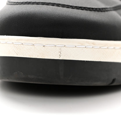 Prada Re-Nylon Triangle Logo Quilted Sneakers 38.5 Black 11 of 14
