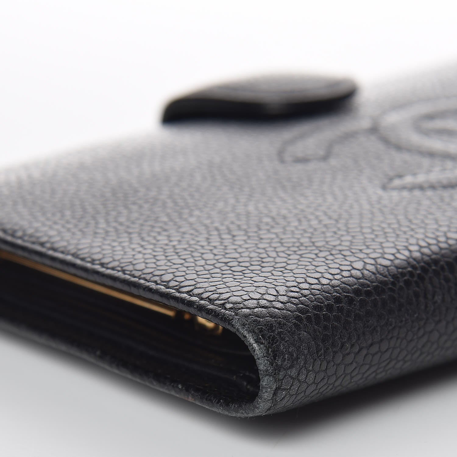 Chanel Caviar Timeless CC French Wallet Black 5 of 11
