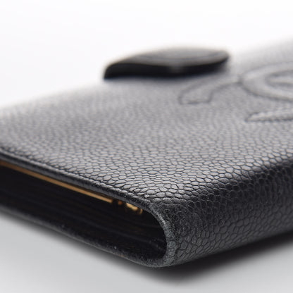 Chanel Caviar Timeless CC French Wallet Black 5 of 11