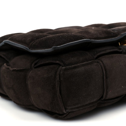 Bottega Veneta Suede Maxi Intrecciato Padded Chain Cassette Crossbody Bag Fondant 11 of 12
