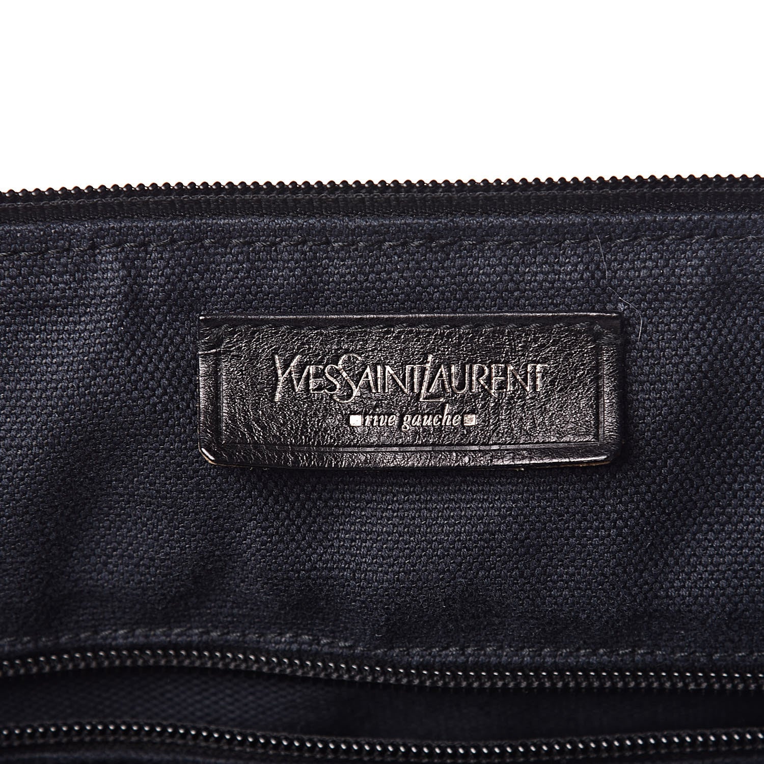 Saint Laurent Denim Mombasa Horn Sling Black 6 of 10