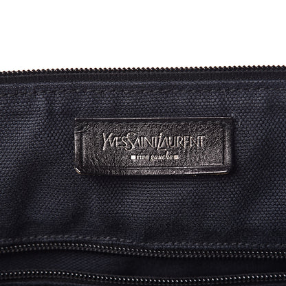 Saint Laurent Denim Mombasa Horn Sling Black 6 of 10