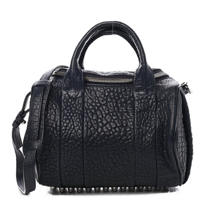 Alexander Wang Pebbled Lambskin Rockie Neptune Rhodium Hardware 2 of 17
