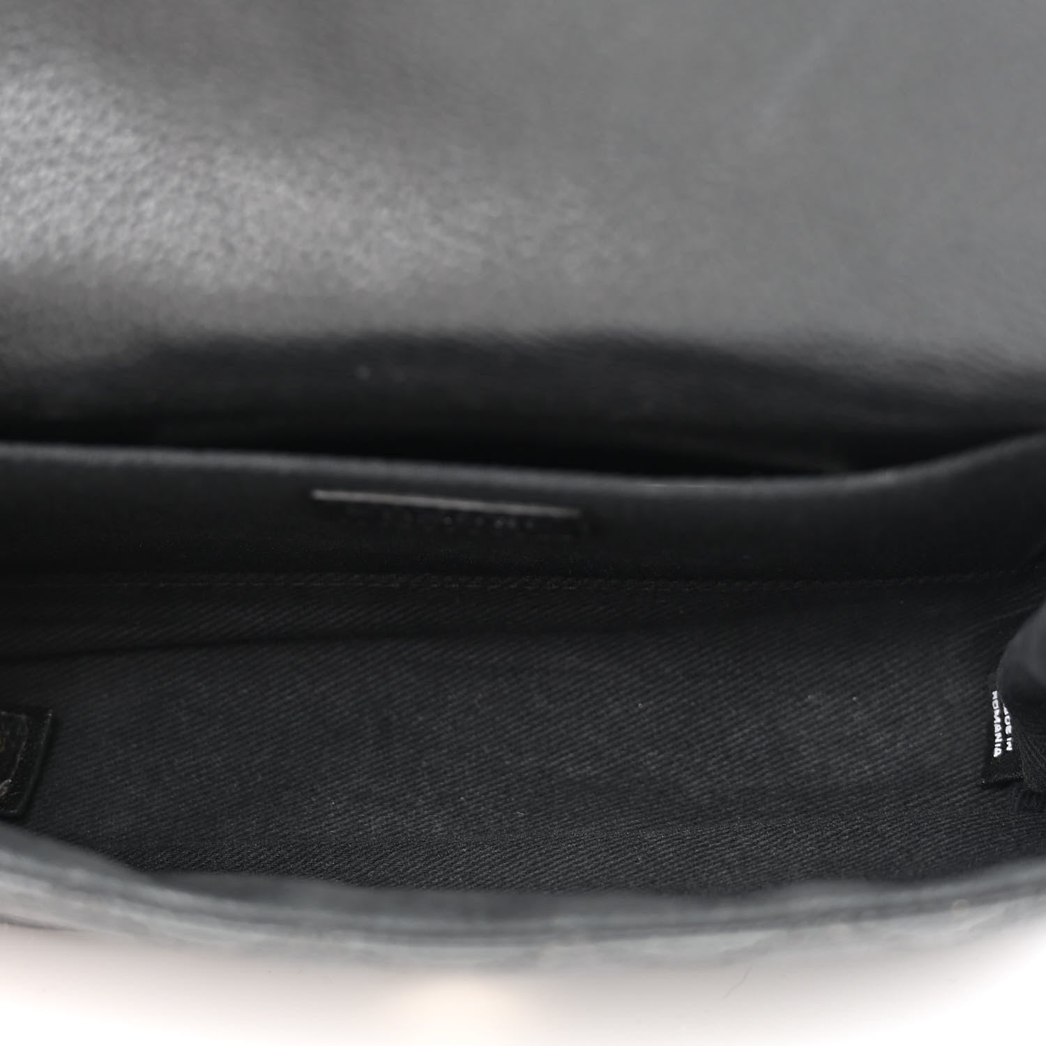 Chanel Grained Calfskin Quilted 2.55 Reissue Flap Belt Bag Clutch Black 5 of 12