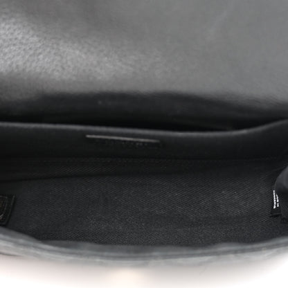 Chanel Grained Calfskin Quilted 2.55 Reissue Flap Belt Bag Clutch Black 5 of 12