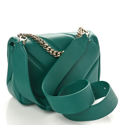 Bulgari Calfskin Matelasse Mini Serpenti Cabochon Crossbody Bag Jade Green 3 of 10
