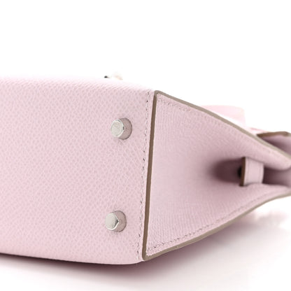 Hermes Epsom Mini Kelly Sellier 20 Mauve Pale 10 of 11