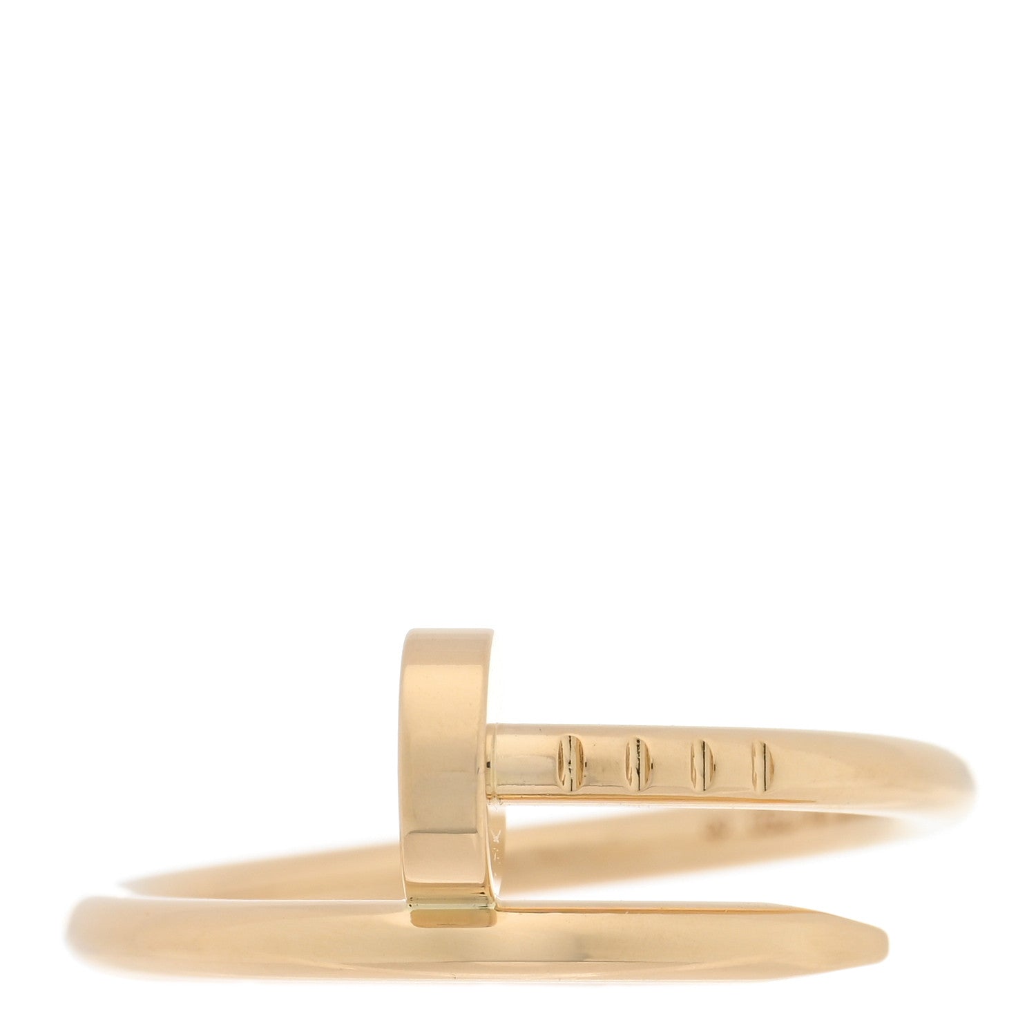 Cartier 18K Yellow Gold Small Juste Un Clou Ring 51 5.75 1 of 5