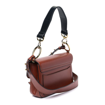 Chloe Calfskin Small C Double Carry Sepia Brown 2 of 5