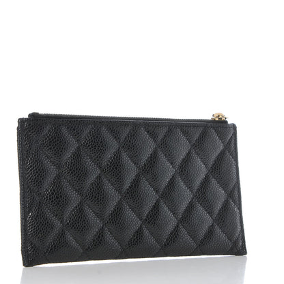 Chanel Caviar Quilted Classic Zip Pouch Black 3 of 7