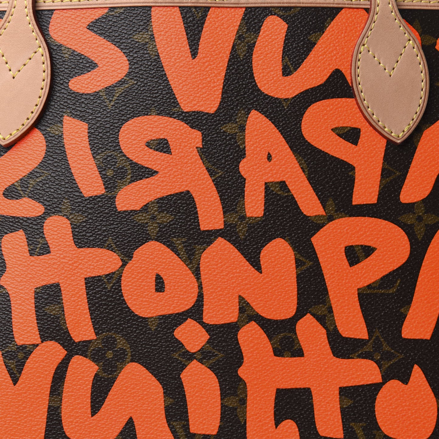 Monogram Graffiti Neverfull GM Orange
