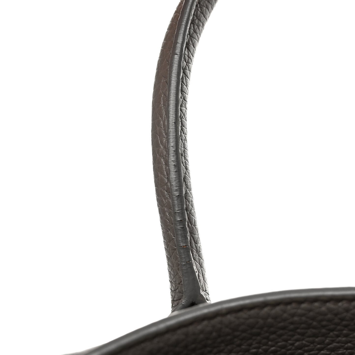 Grained Calfskin Baby Sac De Jour Souple Fog