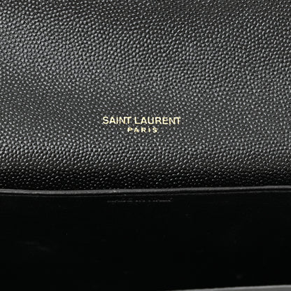 Saint Laurent Grain De Poudre Uptown Chain Wallet Black 6 of 14