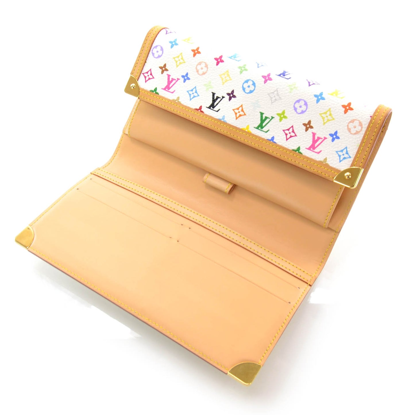 Monogram Multicolor Porte Tresor International Wallet White