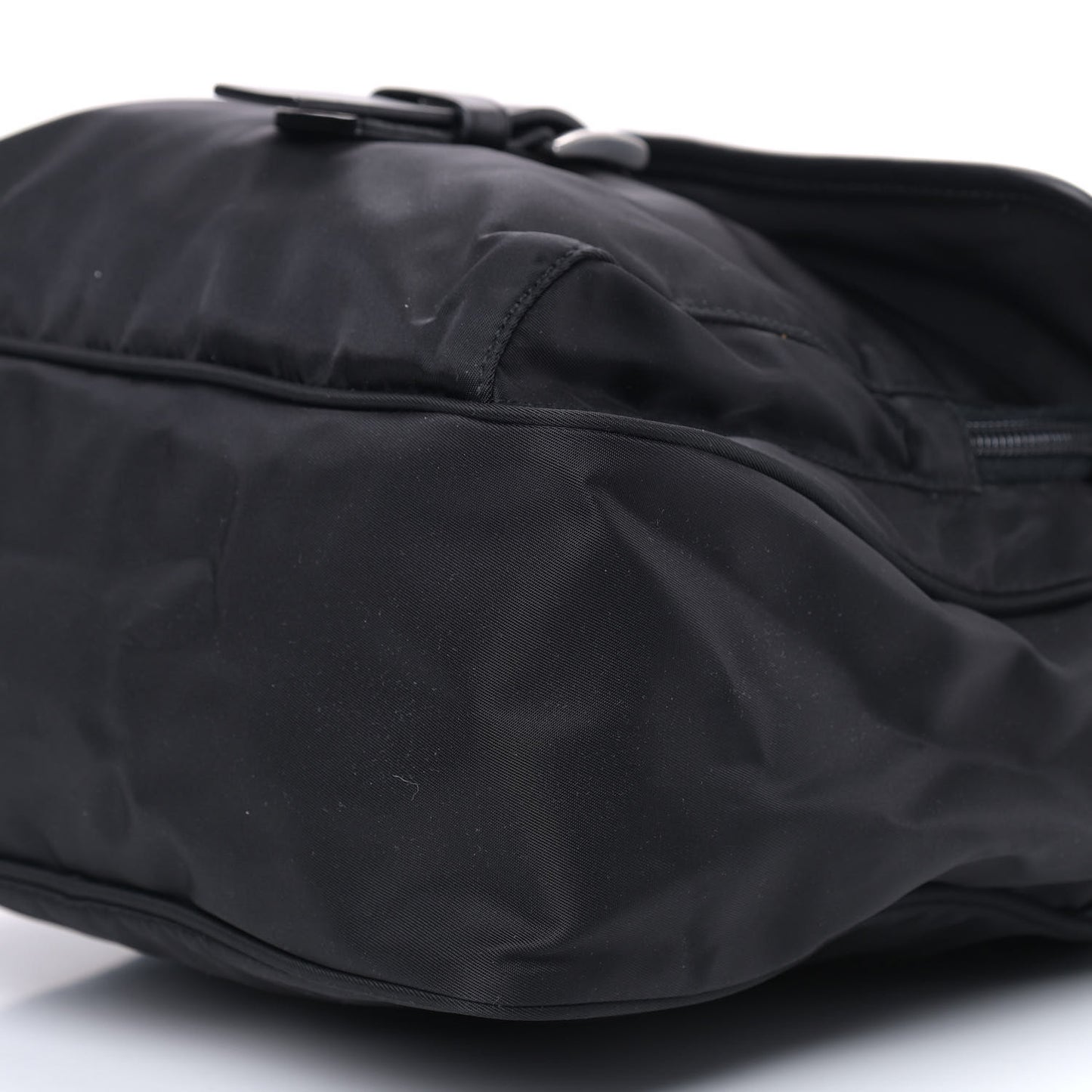 Nylon Vela Sport Messenger Bag Black
