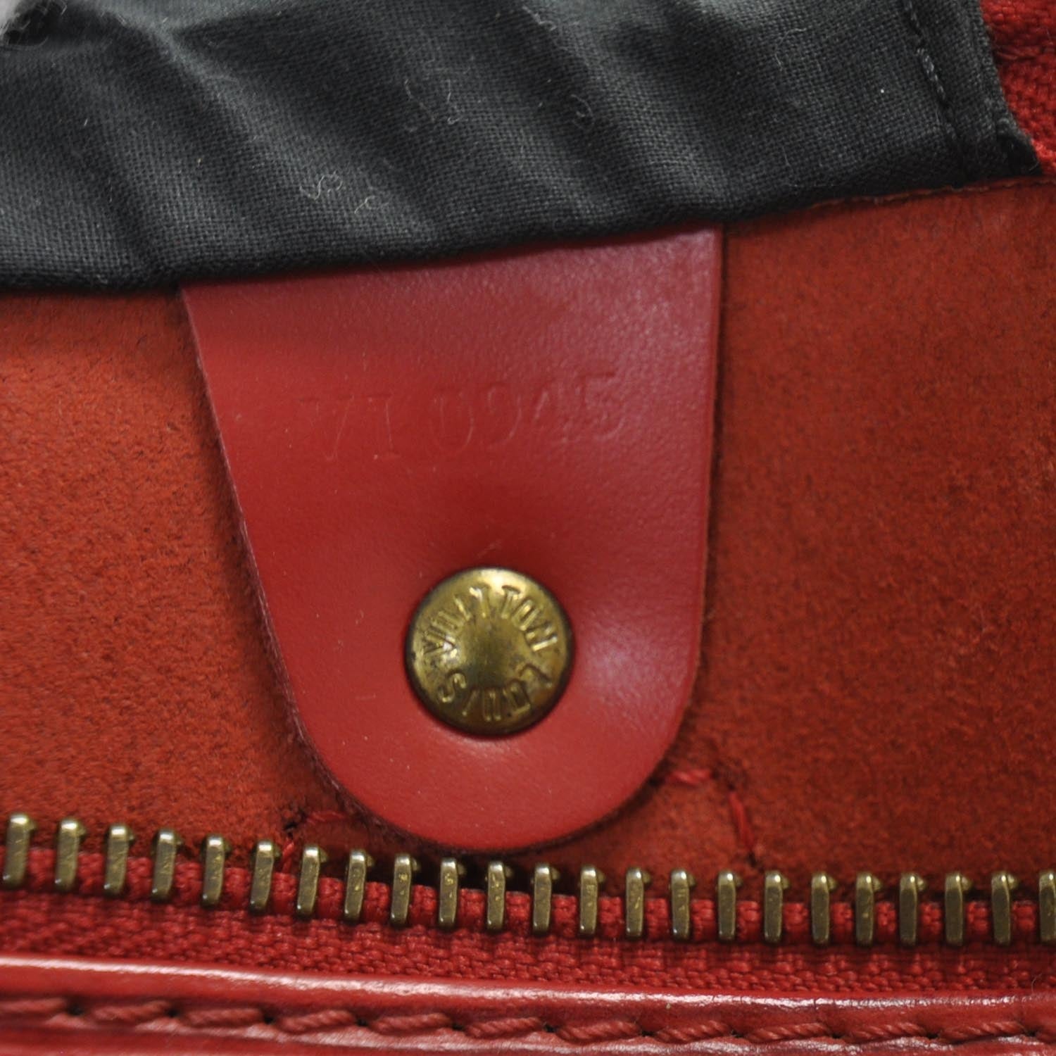 Louis Vuitton Epi Speedy 30 Red 8 of 9