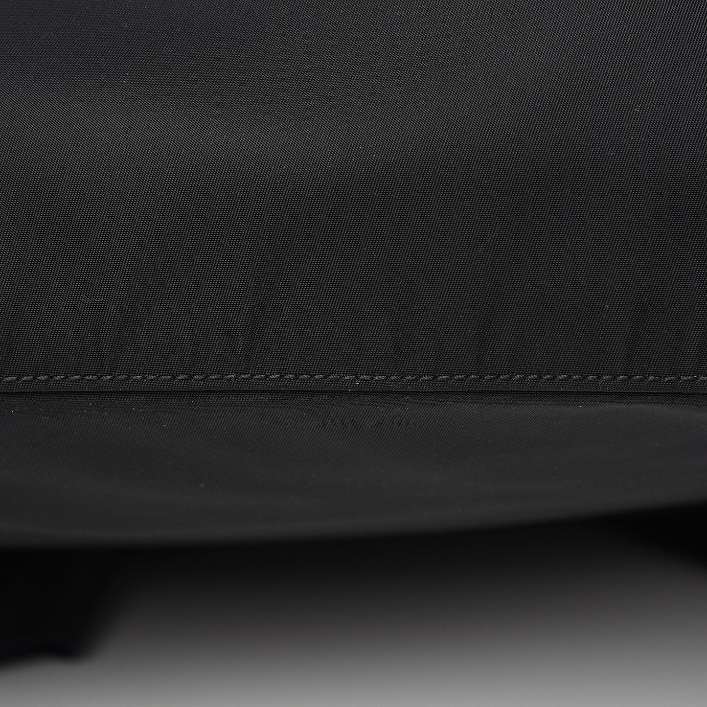 Nylon Vela Saffiano Backpack Black