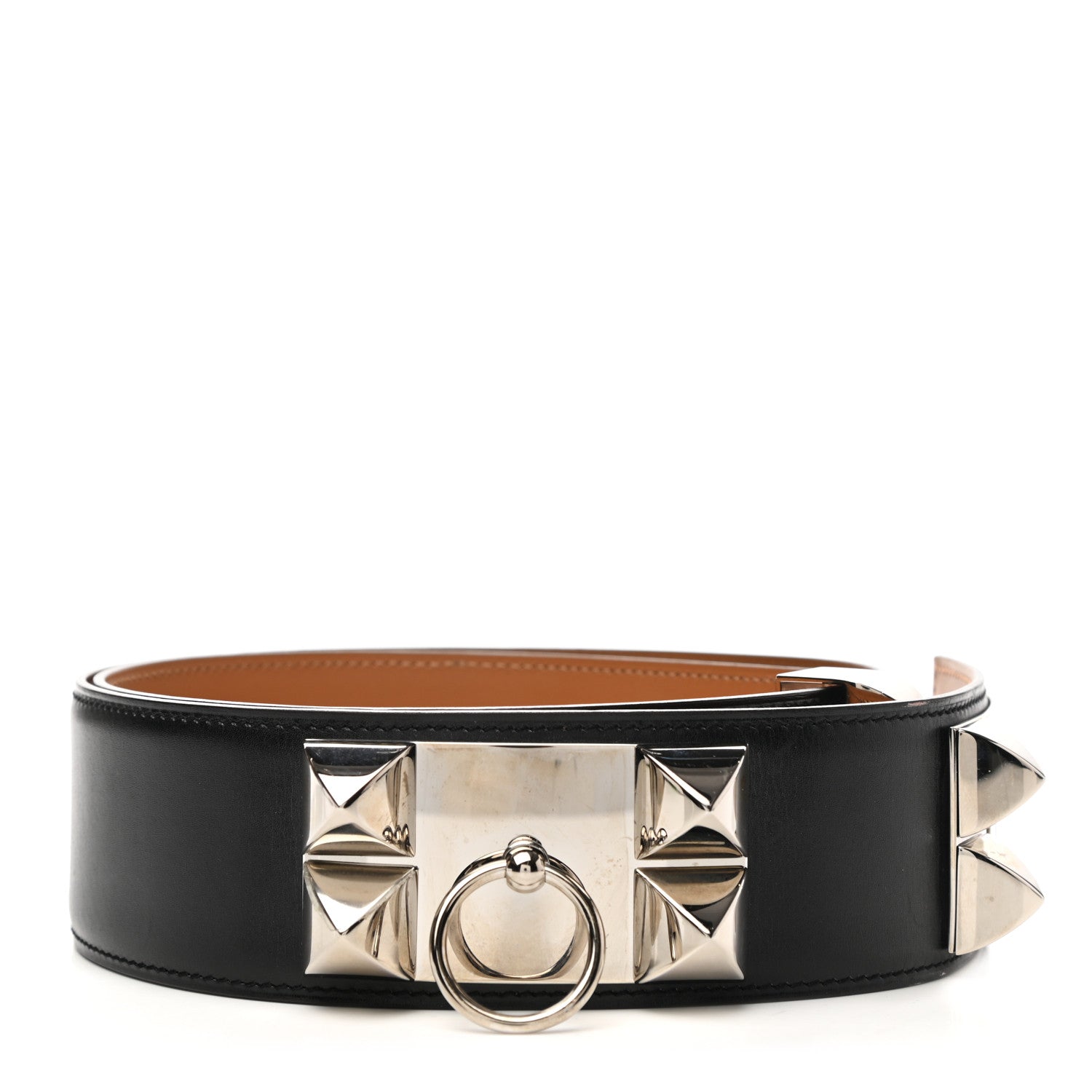 Hermes Box Collier De Chien CDC Belt 85 Black 1 of 5
