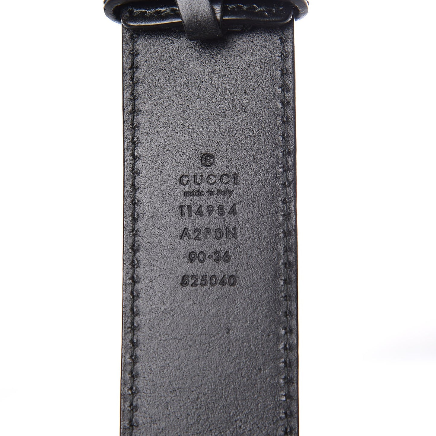 Calfskin Interlocking G 40mm Belt 90 36 Black