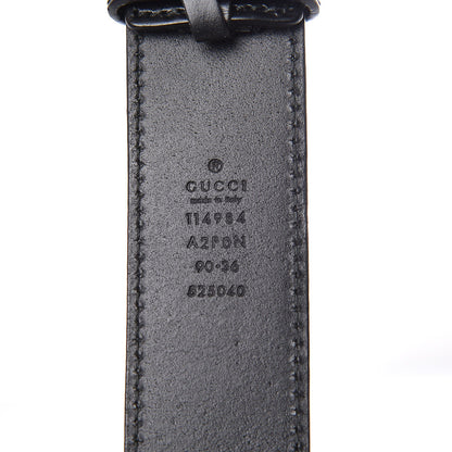 Gucci Calfskin Interlocking G 40mm Belt 90 36 Black 7 of 7