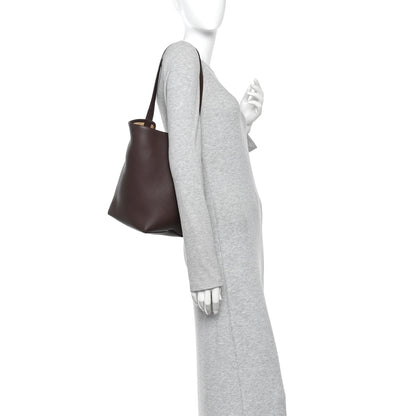 The Row Grained Calfskin Medium N/S Park Tote Acajou 2 of 9