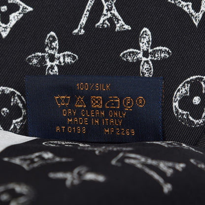 Louis Vuitton Silk Catogram Classic Bandeau Black 5 of 5
