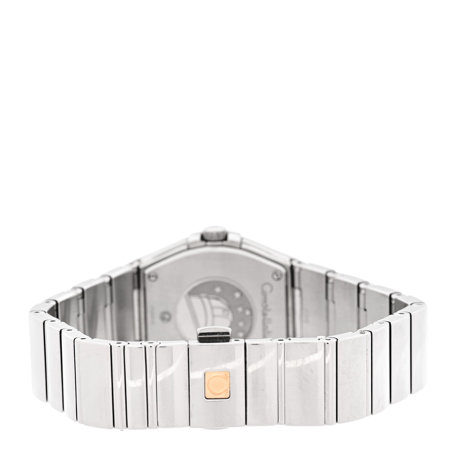 Omega Stainless Steel Diamond Bezel 27mm Constellation Quartz Watch Black 123.15.27.60.51.002 3 of 5