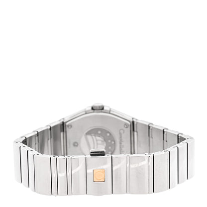 Omega Stainless Steel Diamond Bezel 27mm Constellation Quartz Watch Black 123.15.27.60.51.002 3 of 5