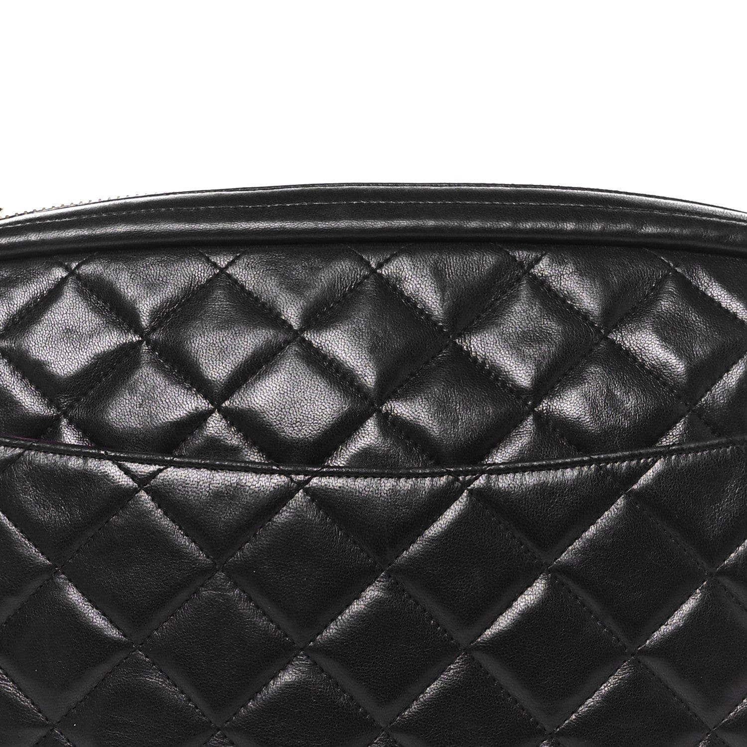 Chanel Lambskin Quilted Medium Camera Case Black 8 of 10
