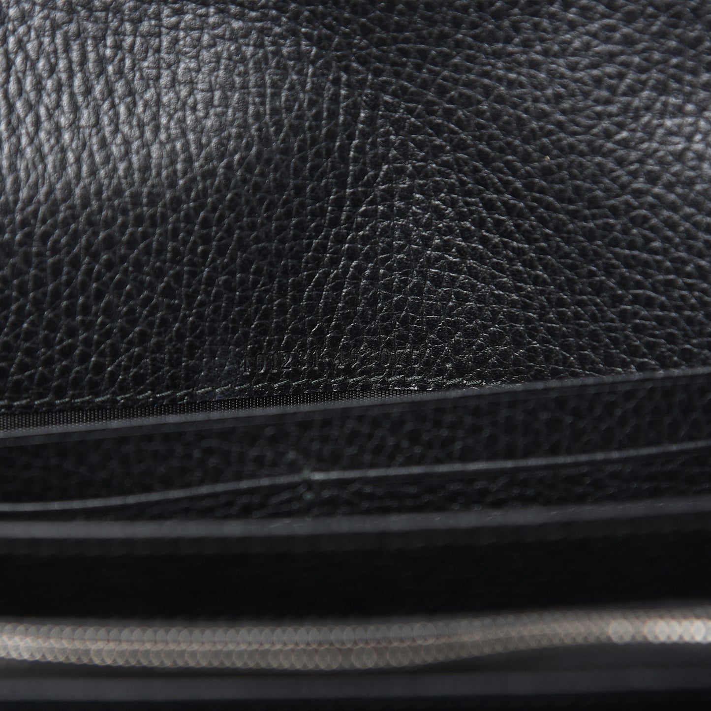 Calfskin Mini Dionysus Chain Wallet Black
