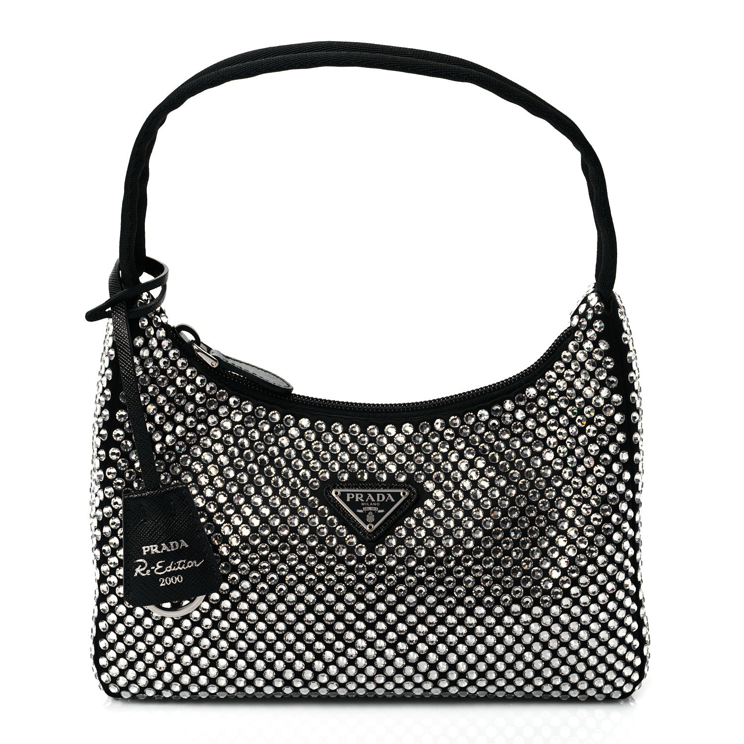 Prada Satin Crystal Mini Re-Edition 2000 Bag Cristal 1 of 11
