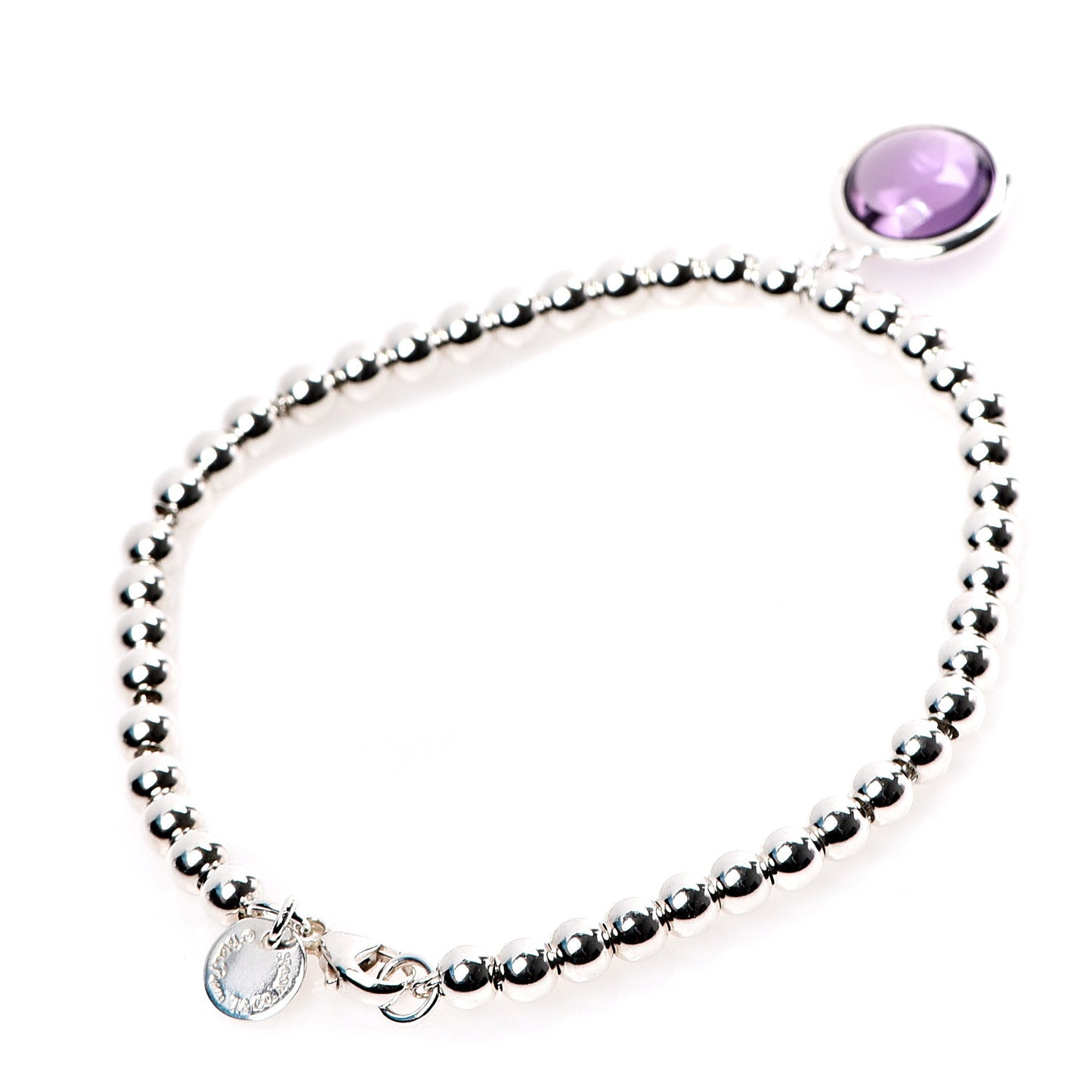 Sterling Silver Amethyst Paloma's Sugar Stacks Beaded Bracelet