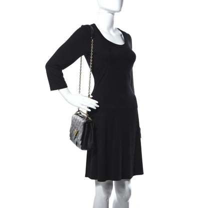 Louis Vuitton Monogram Cuir Plume Ecume Very Chain Bag Black 2 of 19