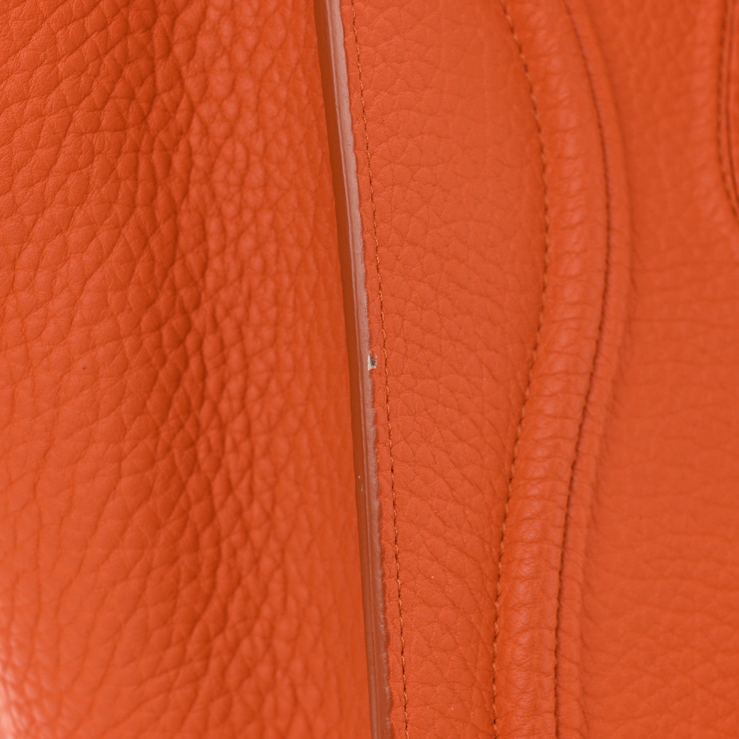 Celine Bullhide Calfskin Medium Phantom Luggage Burnt Orange 13 of 13